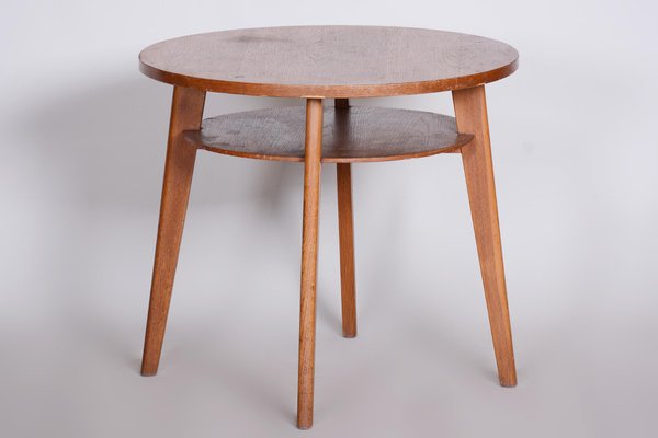 Small Mid-Century Oak Table, Czech, 1950s-WHY-1096077