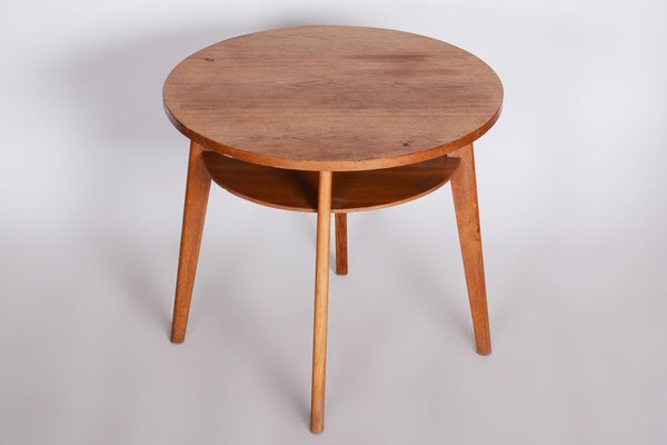 Small Mid-Century Oak Table, Czech, 1950s-WHY-1096077