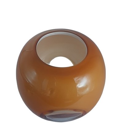 Small Mid-Century Orange Ball Vase, Sweden-TCS-1144173