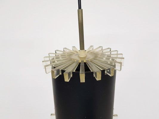 Small Mid-Century Pendant Lamp Attributed to Raak, 1960s-ZO-609317