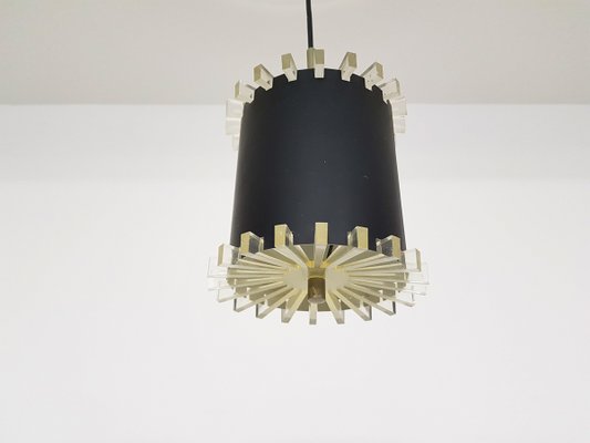 Small Mid-Century Pendant Lamp Attributed to Raak, 1960s-ZO-609317