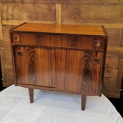 Small Mid-Century Rosewood Cabinet-GEL-858112