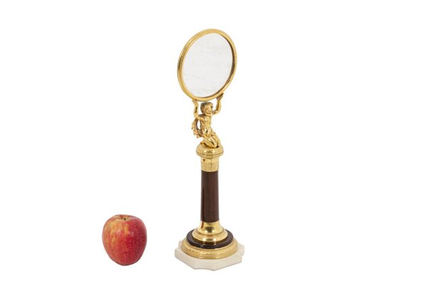 Small Mirror in Rosewood and Gilt Bronze-CEJ-862557