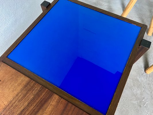 Small Modernist Blue Coffee Table, 1960-WKI-2023717