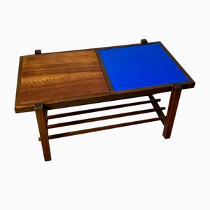 Small Modernist Blue Coffee Table, 1960-WKI-2023717