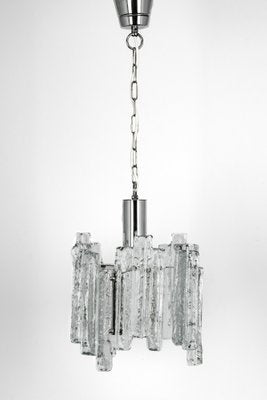 Small Murano Ice Glass Pendant Light, Germany, 1970s-UGR-1085379