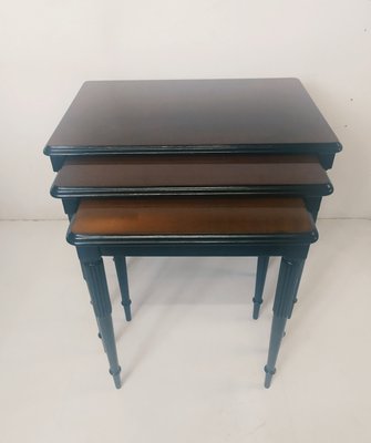 Small Nesting Tables, 1940s, Set of 3-EI-2024524