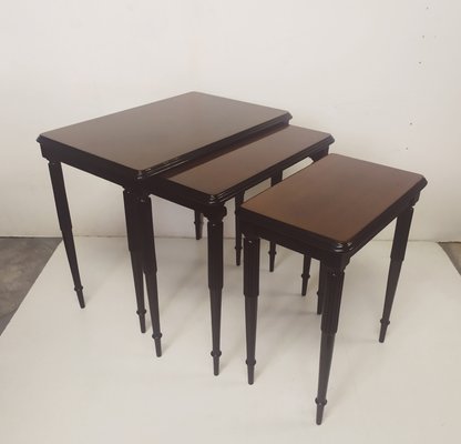 Small Nesting Tables, 1940s, Set of 3-EI-2024524