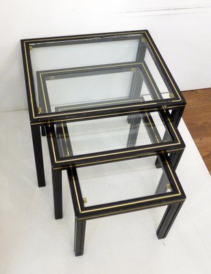 Small Nesting Tables by Pierre Vandel, 1970s, Set of 3-RNR-1798772