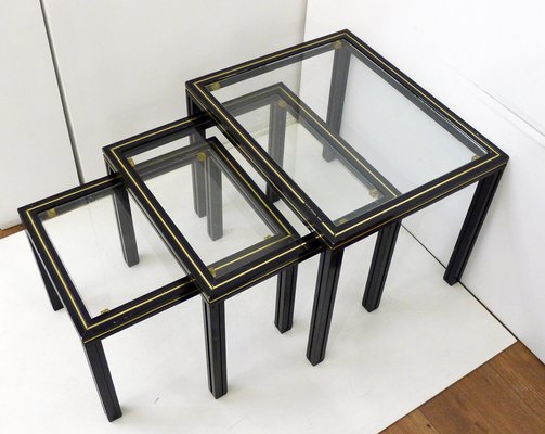 Small Nesting Tables by Pierre Vandel, 1970s, Set of 3-RNR-1798772