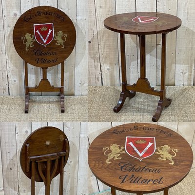 Small Oak Winemaker's Table, 1930s-QYF-1309421