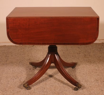 Small Pembroke Table in Mahogany, Early 19th Century-HPU-1007847