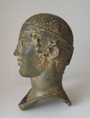 Small Plaster Bust of Delphi, 1950s-WCM-1988159