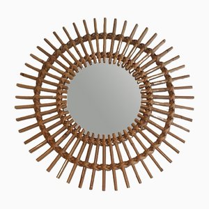 Small Rattan Mirror-BA-1365505