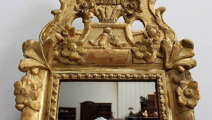 Small Regency Style Mirror, Late 19th-Century-RVK-1004494