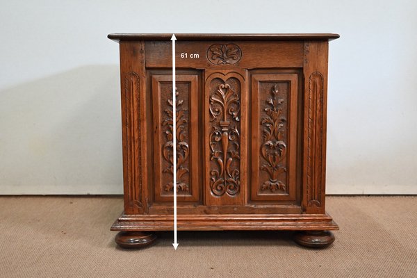 Small Renaissance Oak Chest, Early 1900s-RVK-1420402