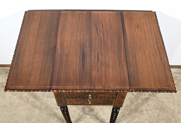 Small Restauration Living Room Table, Early 19th Century-RVK-1783250