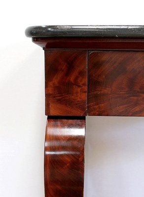 Small Restoration Period Console in Mahogany Veneer, Early 1800s-RVK-955978