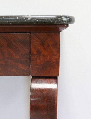 Small Restoration Period Console in Mahogany Veneer, Early 1800s-RVK-955978