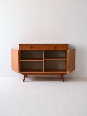 Small Scandinavian Sideboard in Teak, 1960s-QWP-2035492