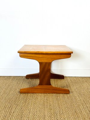 Small Scandinavian Teak Coffee Table, 1960s-PLK-2020026