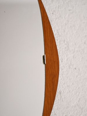 Small Scandinavian Teak Mirror, 1960s-QWP-2035871