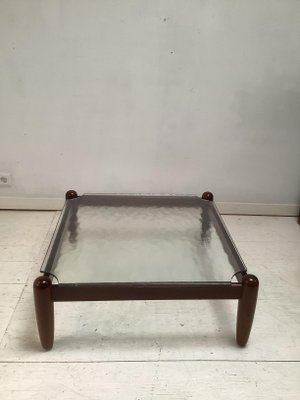 Small Scandinavian Wooden Coffee Table, 1970-SU-1251437