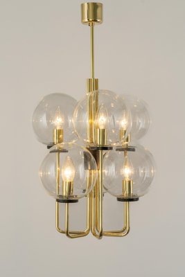 Small Sciolari Style Brass Pendant Light, Germany, 1970s-UGR-1298068