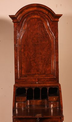 Small Secretaire in Burl Walnut with Dome, 18th Century-HPU-1060972