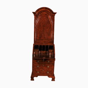 Small Secretaire in Burl Walnut with Dome, 18th Century-HPU-1060972