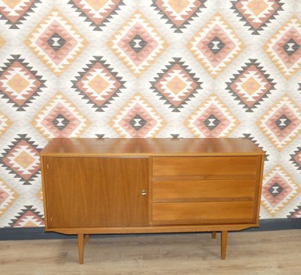 Small Sideboard in Walnut, 1960s-AFE-1354342