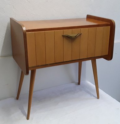 Small Sideboard with Brass Handle, 1960s-HOI-743139