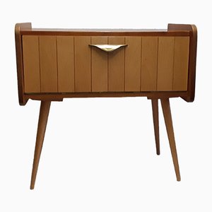 Small Sideboard with Brass Handle, 1960s-HOI-743139