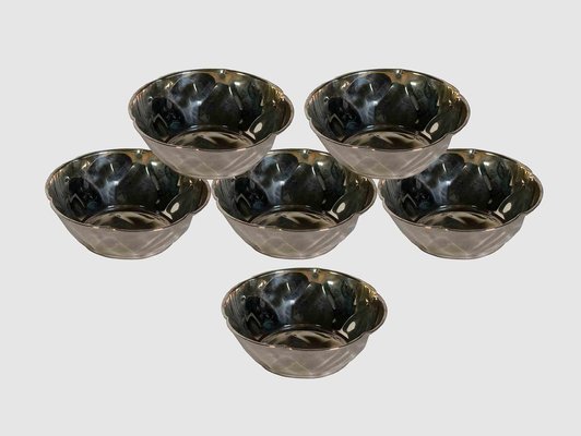 Small Silver Bowls, Mid-20th Century, Set of 6-ZCI-1788528