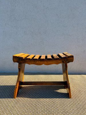 Small Slatted Bench, 1950s-WZZ-1793217