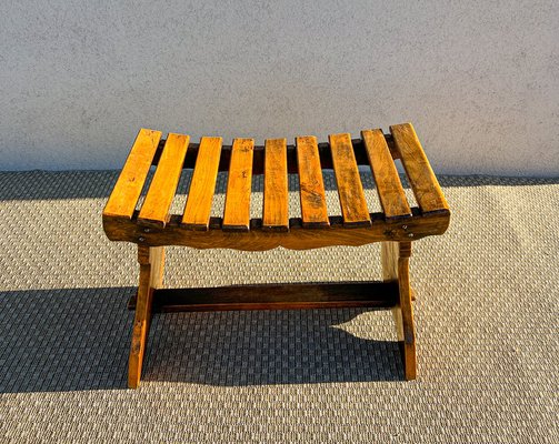 Small Slatted Bench, 1950s-WZZ-1793217