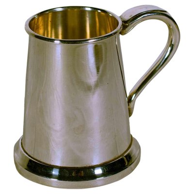 Small Smooth Silver Tankard, Mid-20th Century-ZCI-1769924