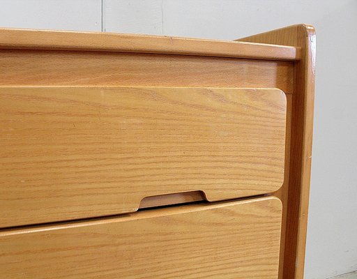 Small Solid Ash Chest of Drawers, 1970s-RVK-859146