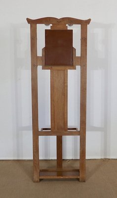 Small Solid Oak Coat Rack, 1940-RVK-1244958