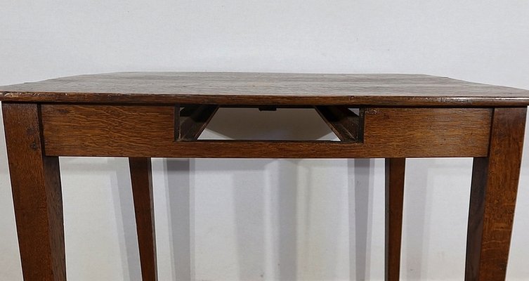 Small Solid Oak Table, 1800s-RVK-1304728