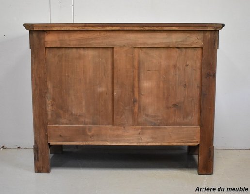 Small Solid Walnut Chest of Drawers, 1800s-RVK-904498