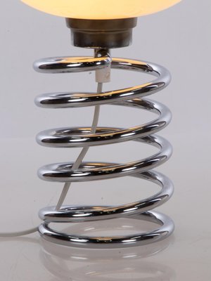 Small Spirale Table Lamp in Glass & Chrome by Ingo Maurer Design M, 1965-DEK-932643