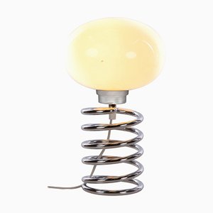 Small Spirale Table Lamp in Glass & Chrome by Ingo Maurer Design M, 1965-DEK-932643