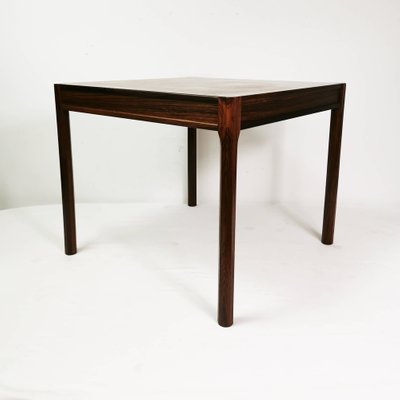 Small Square Rosewood Coffee Table, Denmark, 1960s-ZTG-1328333