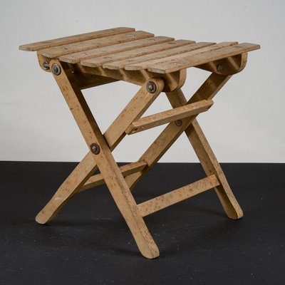 Small Stool with Foldable Wood from Fratelli Reguitti-RAQ-1735662