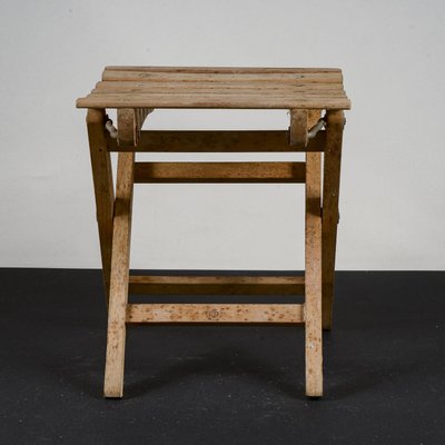 Small Stool with Foldable Wood from Fratelli Reguitti-RAQ-1735662