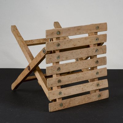 Small Stool with Foldable Wood from Fratelli Reguitti-RAQ-1735662