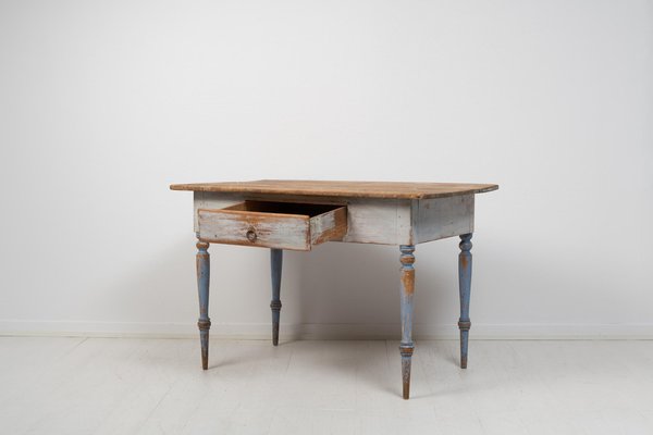 Small Swedish Folk Art Table, 1800s-MJF-1329755