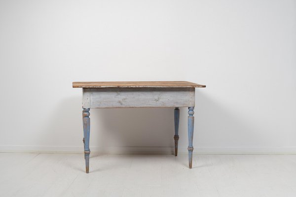 Small Swedish Folk Art Table, 1800s-MJF-1329755