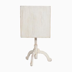 Small Swedish Rustic Tilt Top Column Table-MJF-1264961